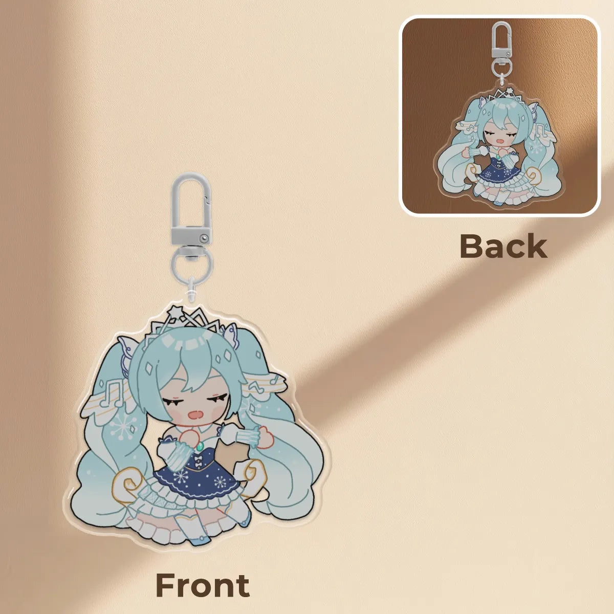 Snow Miku Acrylic Charms - 2019