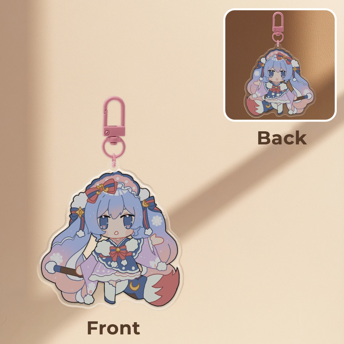 Snow Miku Acrylic Charms - 2023