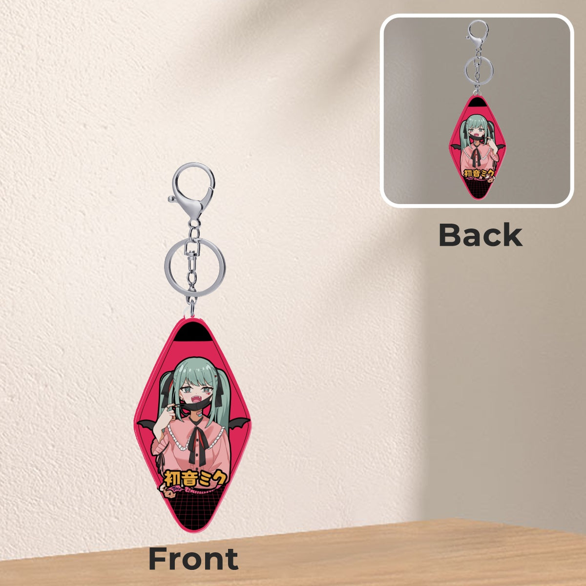Vocaloid Hotel Keychains - Vampire