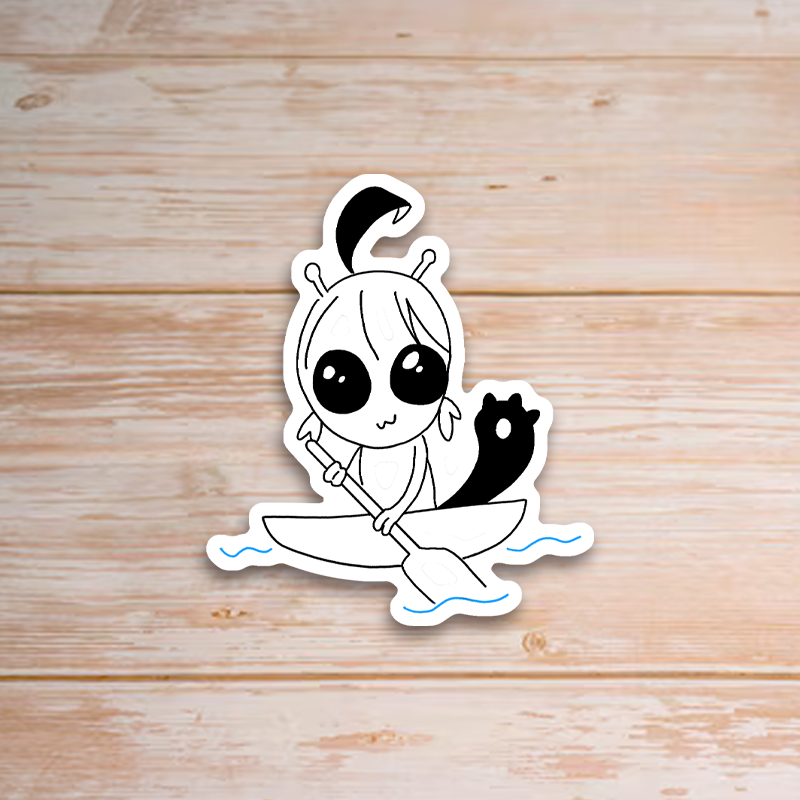 Boat Goes Binted Gigi Sticker