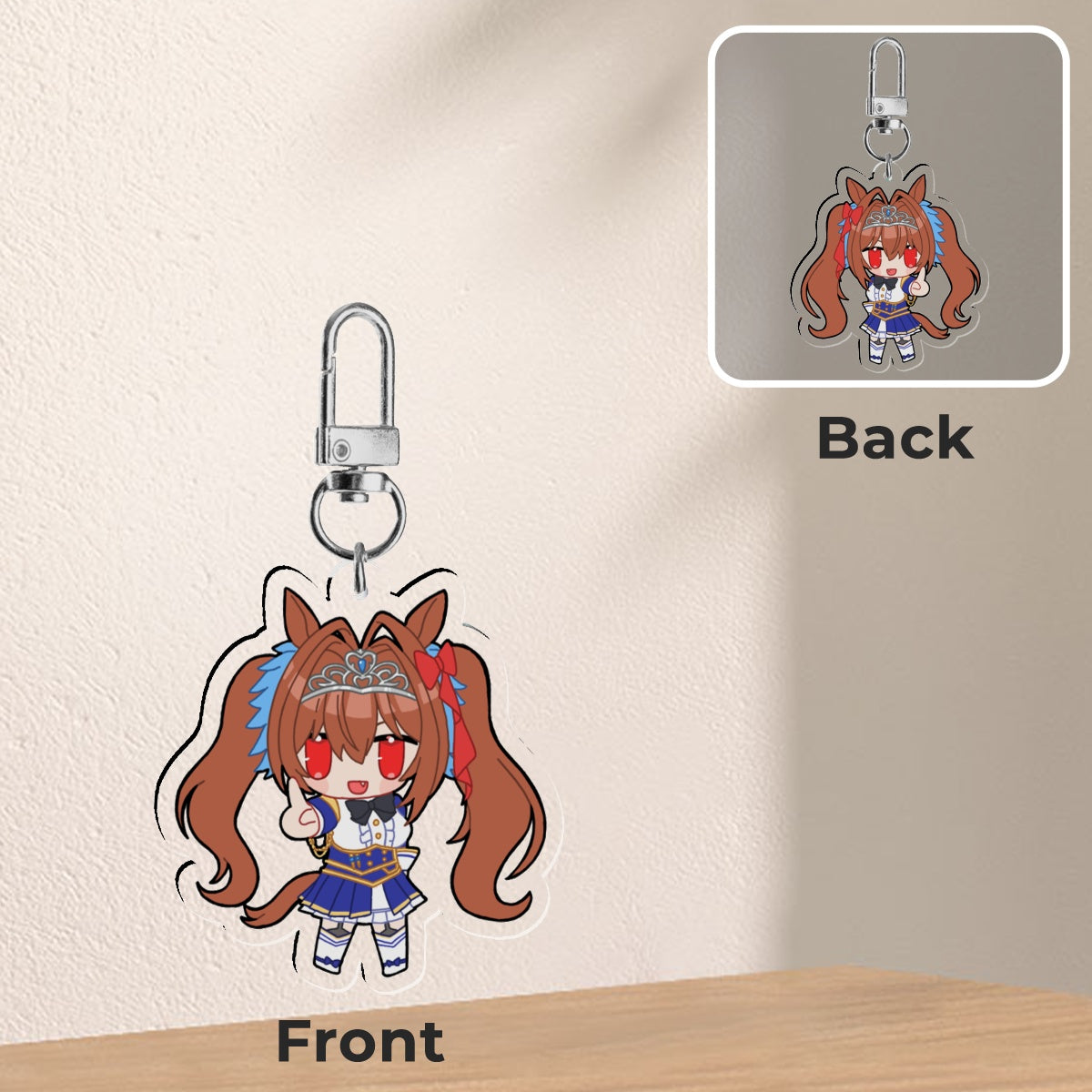 Umamusume Acrylic Charms - Daiwa Scarlet