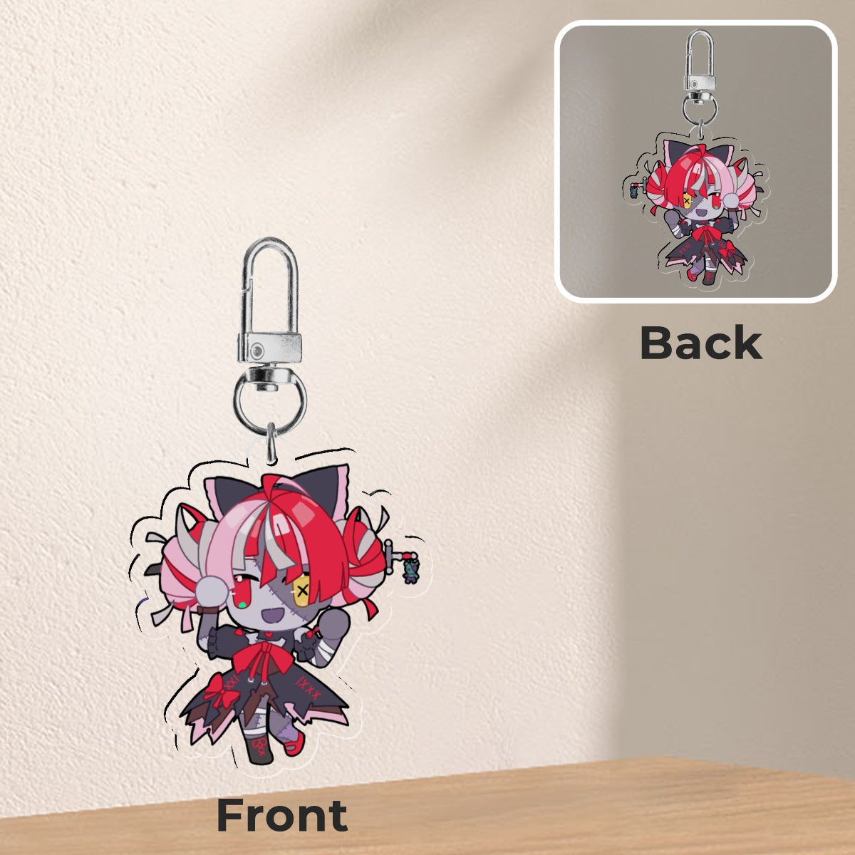 Hololive ID Acrylic Charms - Kureiji Ollie