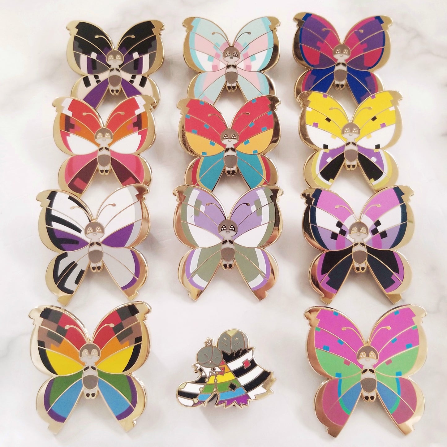 Prideillon Enamel Pins - Pride POC | Pokémon x Pride