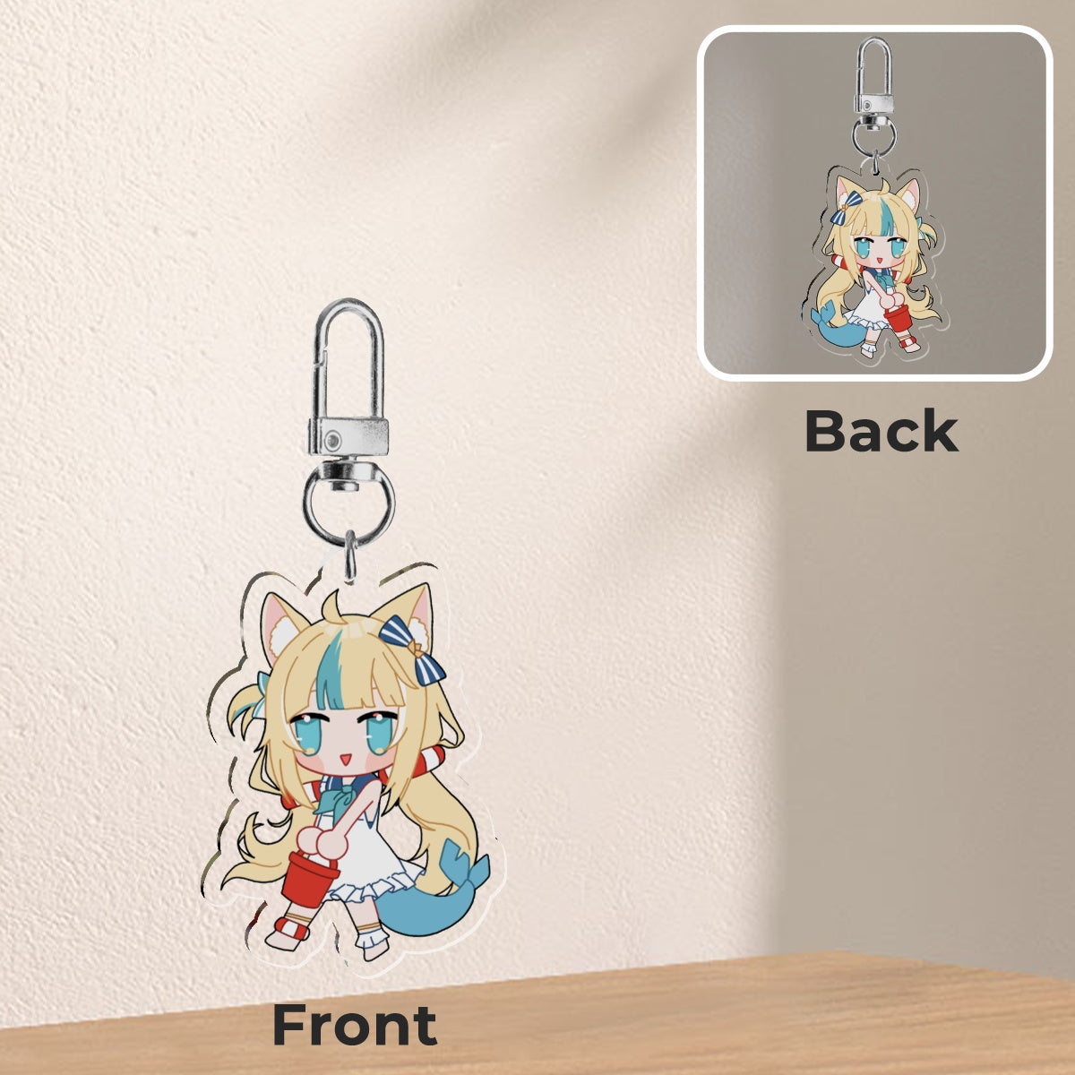 Vtuber Phone Charms - Sameko Saba (PREORDER)