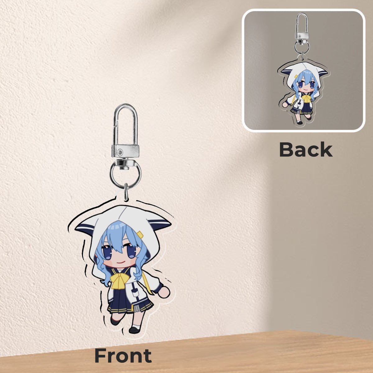 Hololive JP Acrylic Charms - Hoshimachi Suisei (Hoodie Outfit)