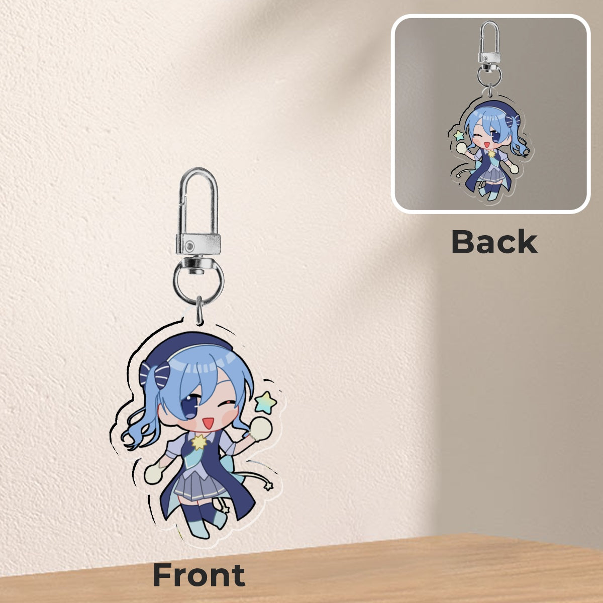 Hololive JP Acrylic Charms - Hoshimachi Suisei (OG Outfit)