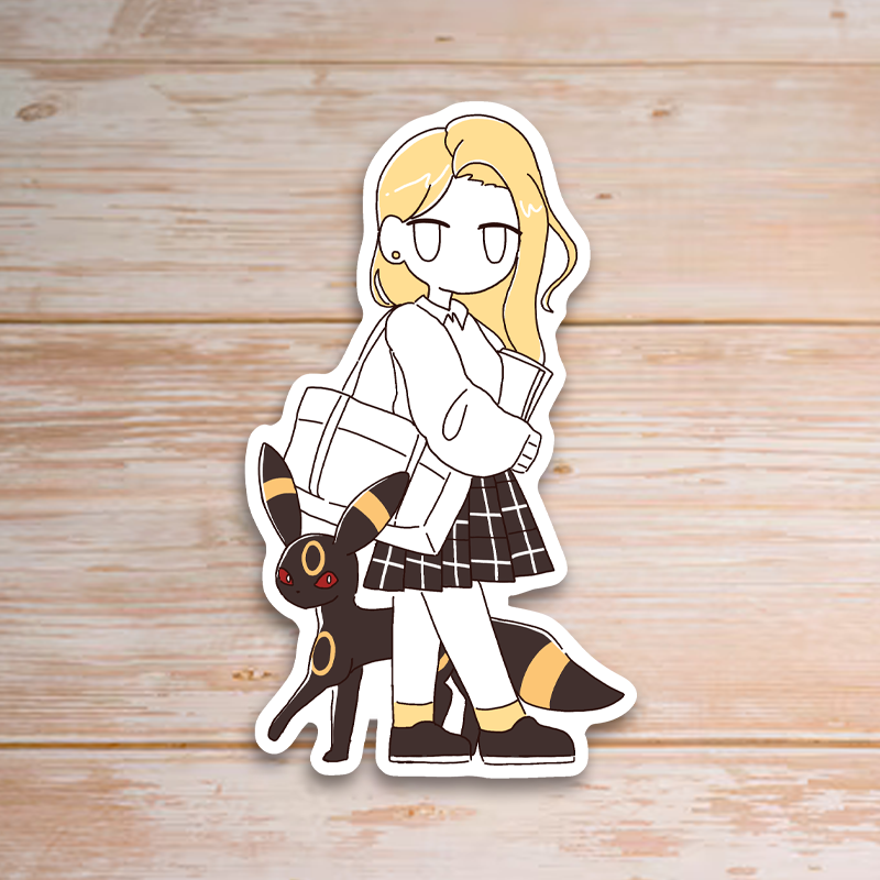 Eevee Girls Umbreon Sticker