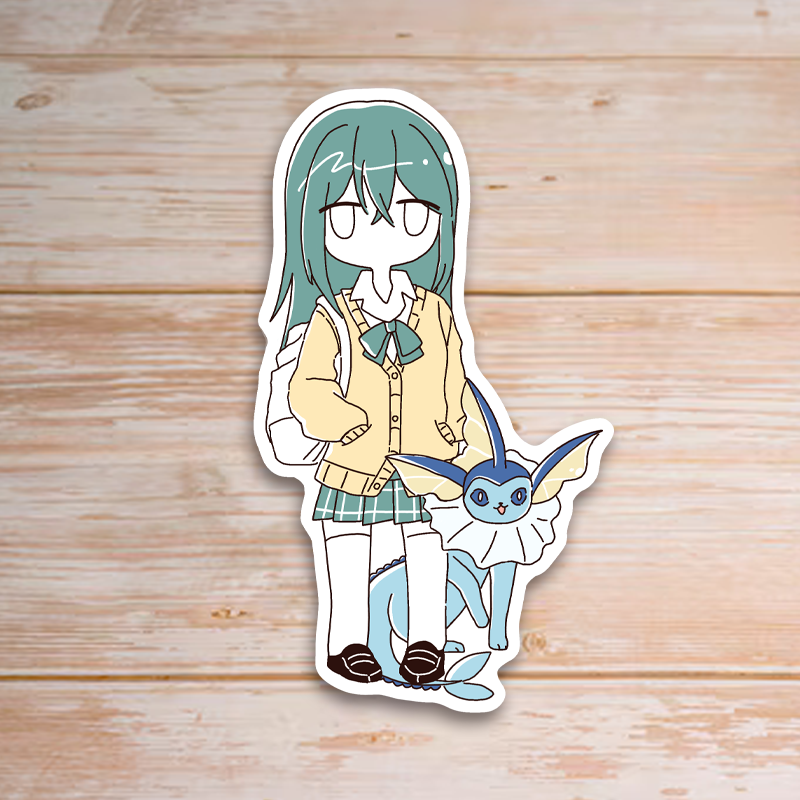 Eevee Girls Vaporeon Sticker