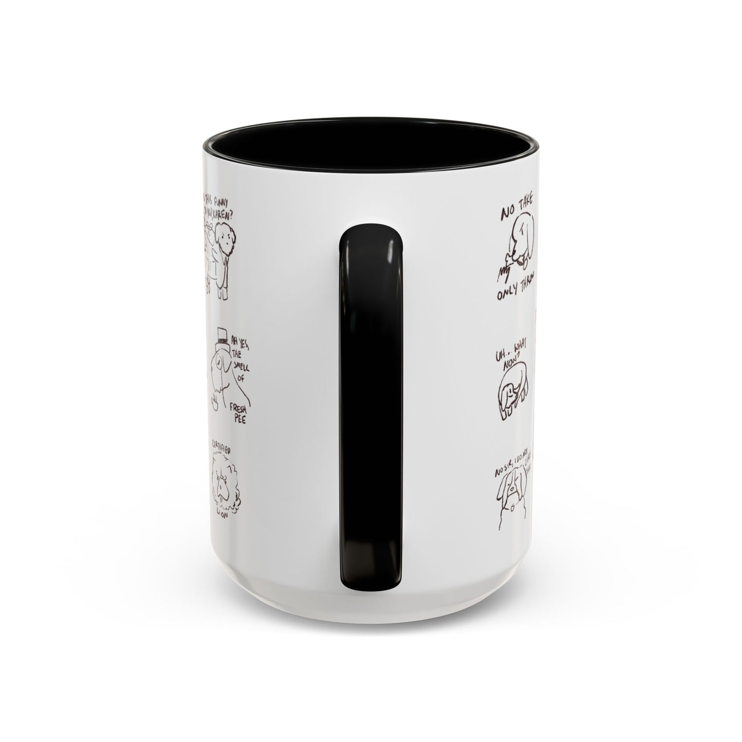 Accent Coffee Mug - Sassy Dogs