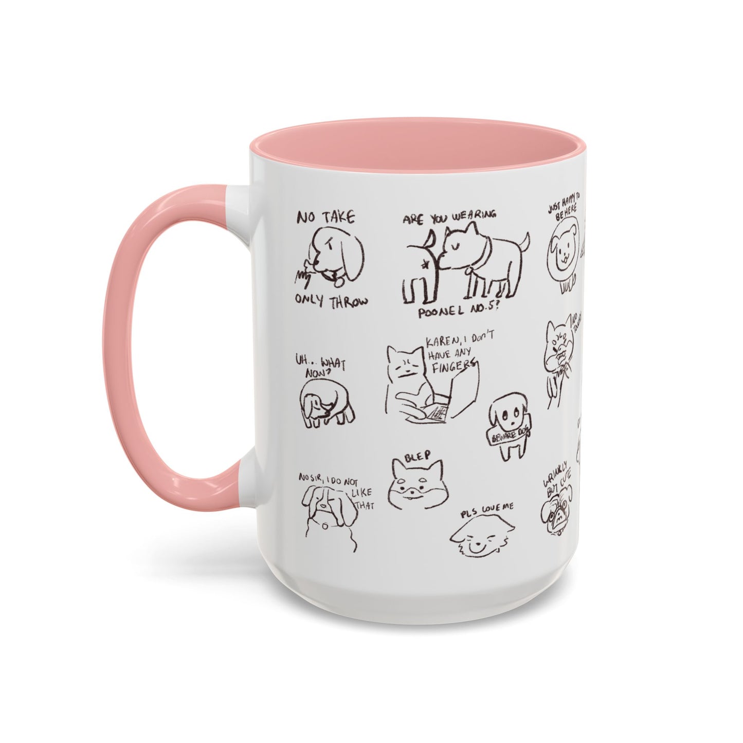 Accent Coffee Mug - Sassy Dogs