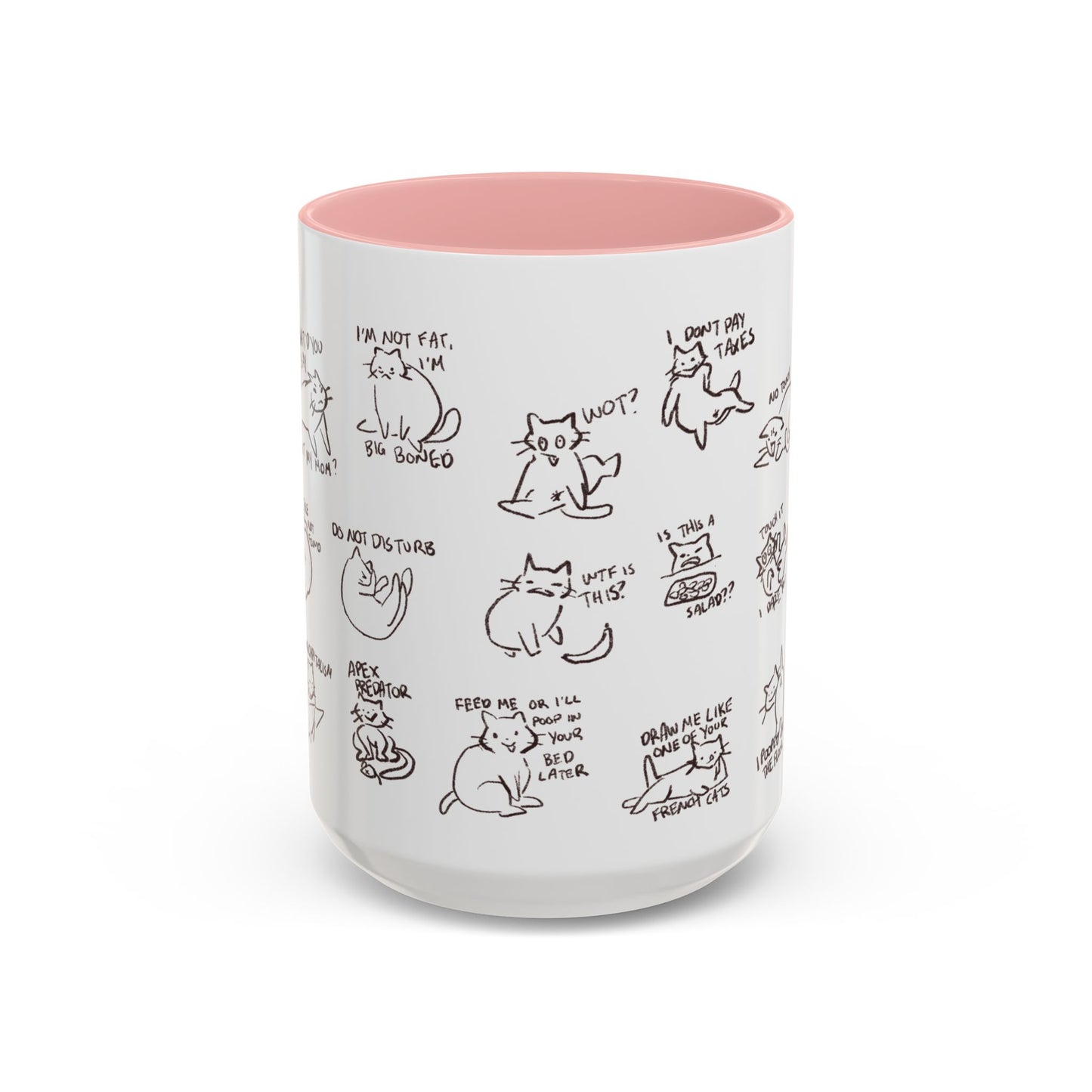 Accent Coffee Mug - Sassy Cats