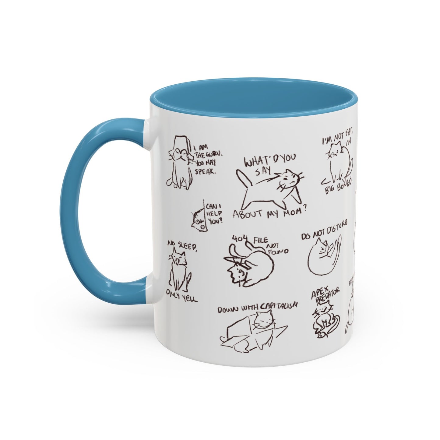 Accent Coffee Mug - Sassy Cats