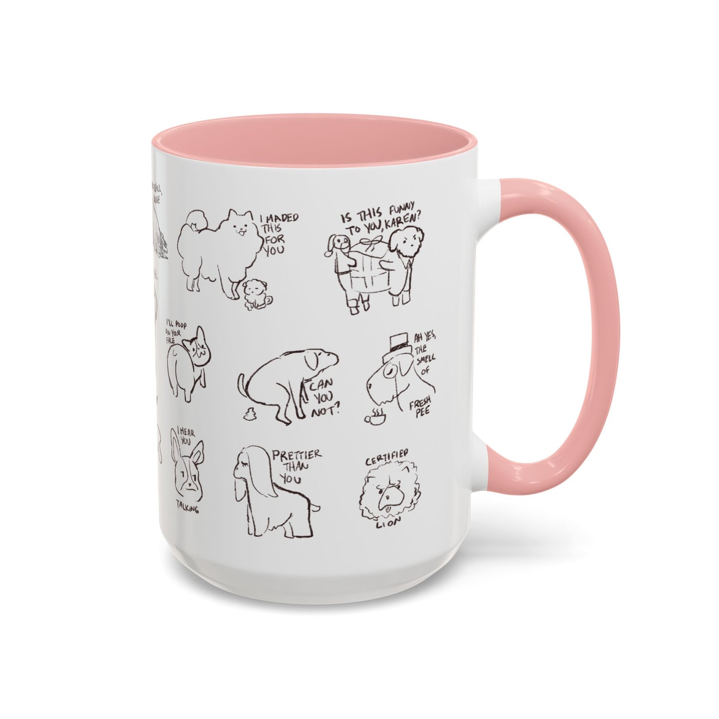 Accent Coffee Mug - Sassy Dogs