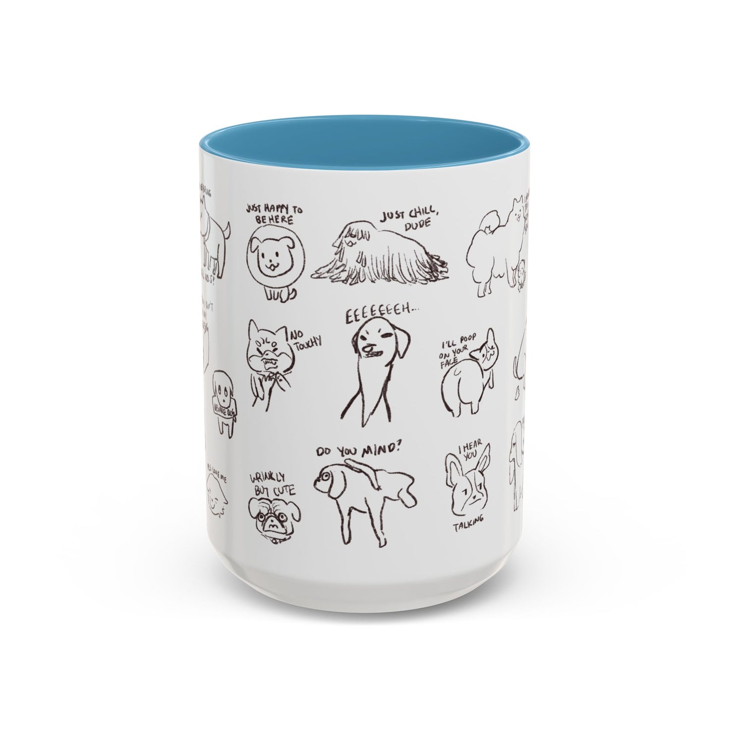 Accent Coffee Mug - Sassy Dogs