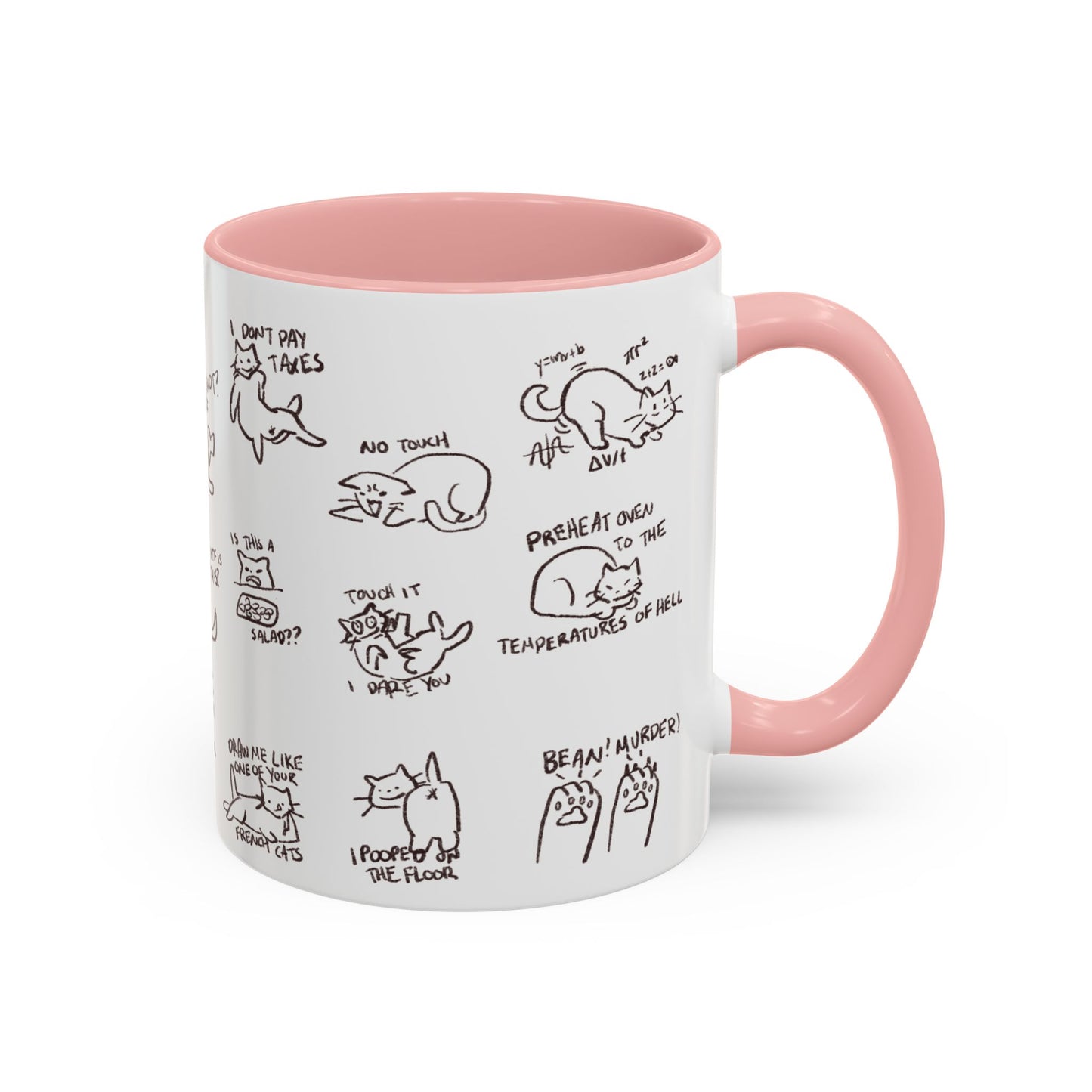 Accent Coffee Mug - Sassy Cats