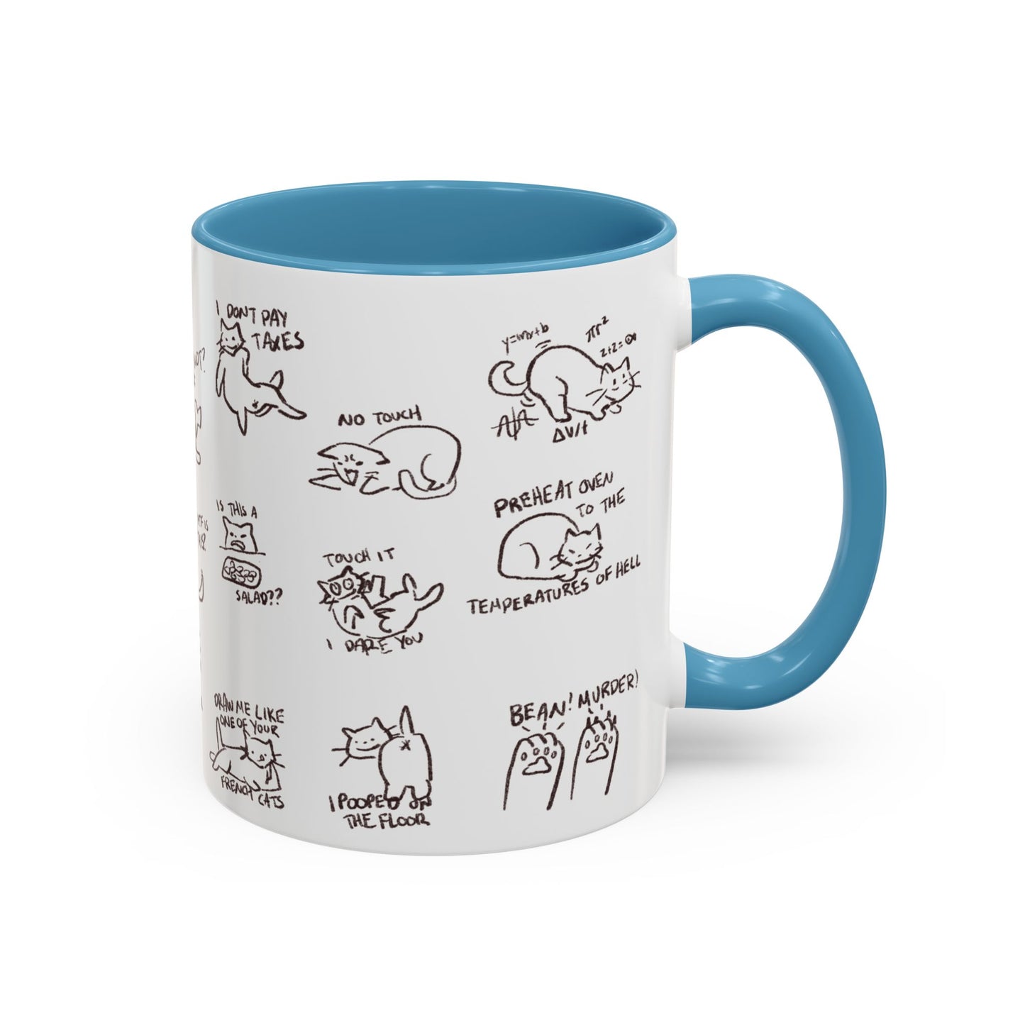 Accent Coffee Mug - Sassy Cats