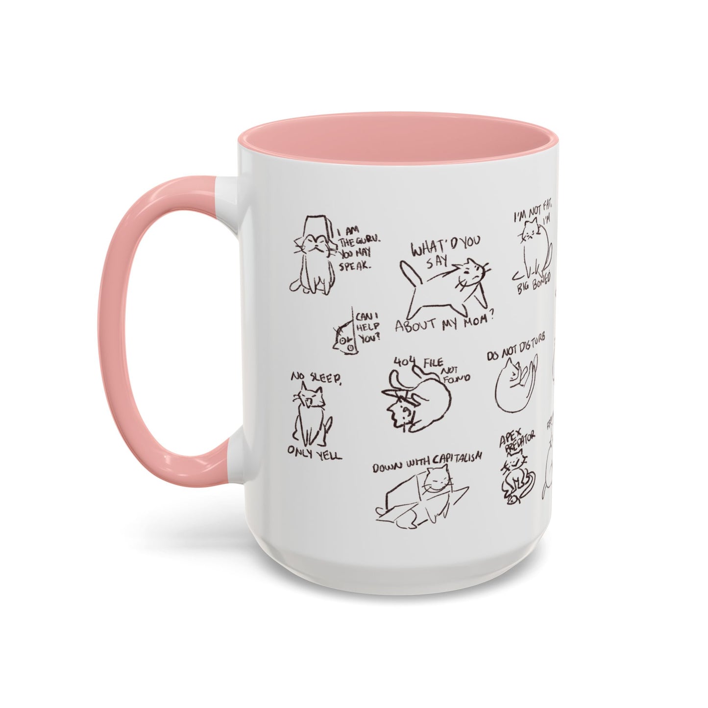 Accent Coffee Mug - Sassy Cats