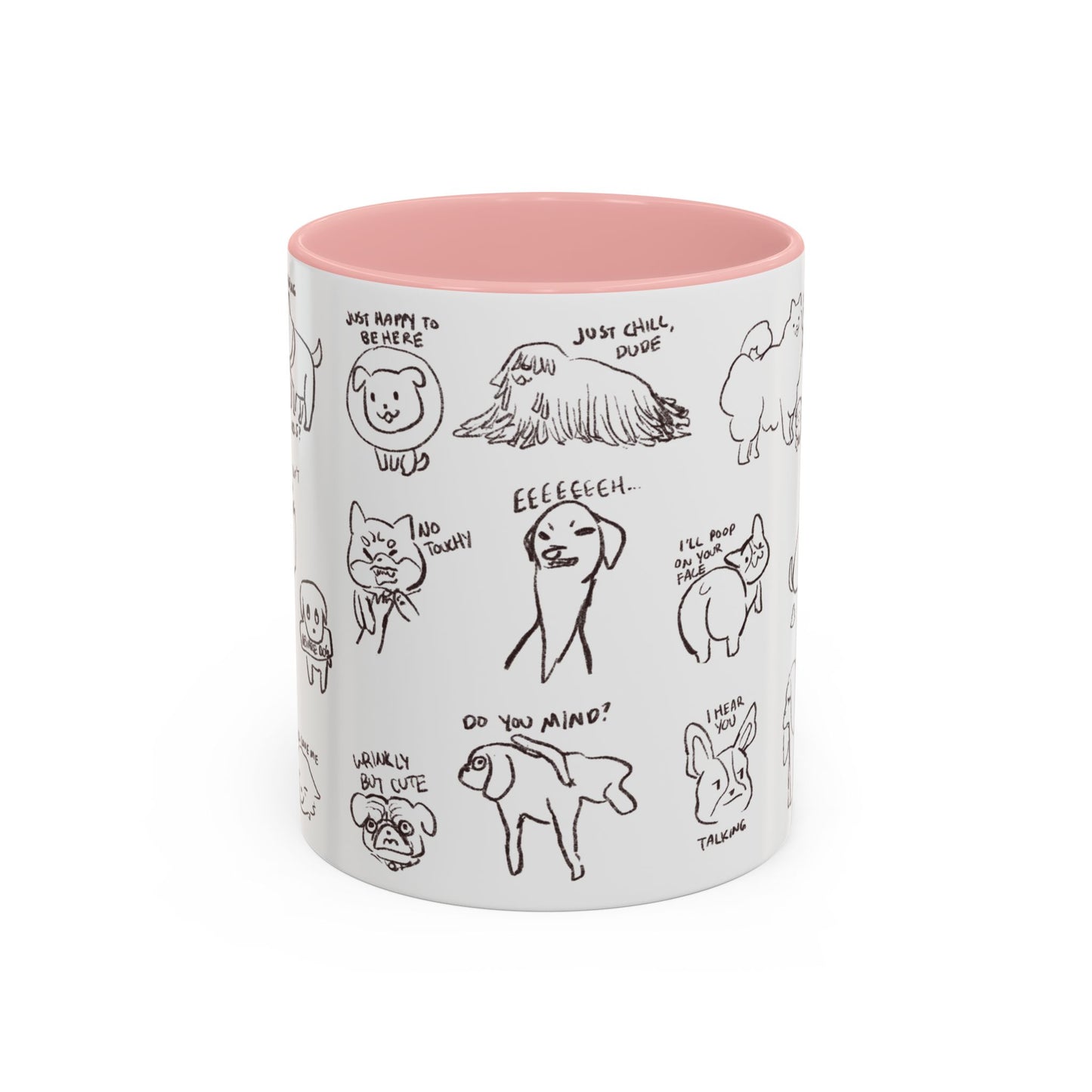 Accent Coffee Mug - Sassy Dogs