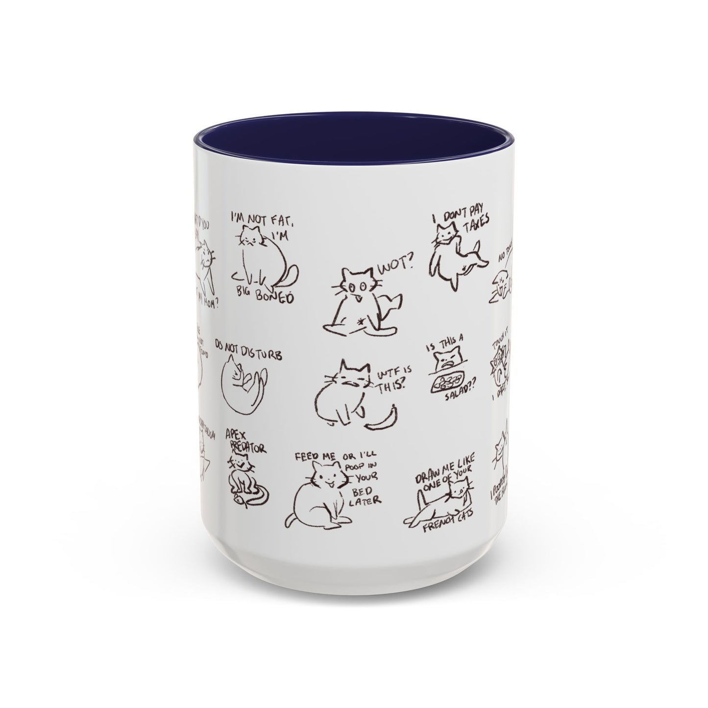 Accent Coffee Mug - Sassy Cats