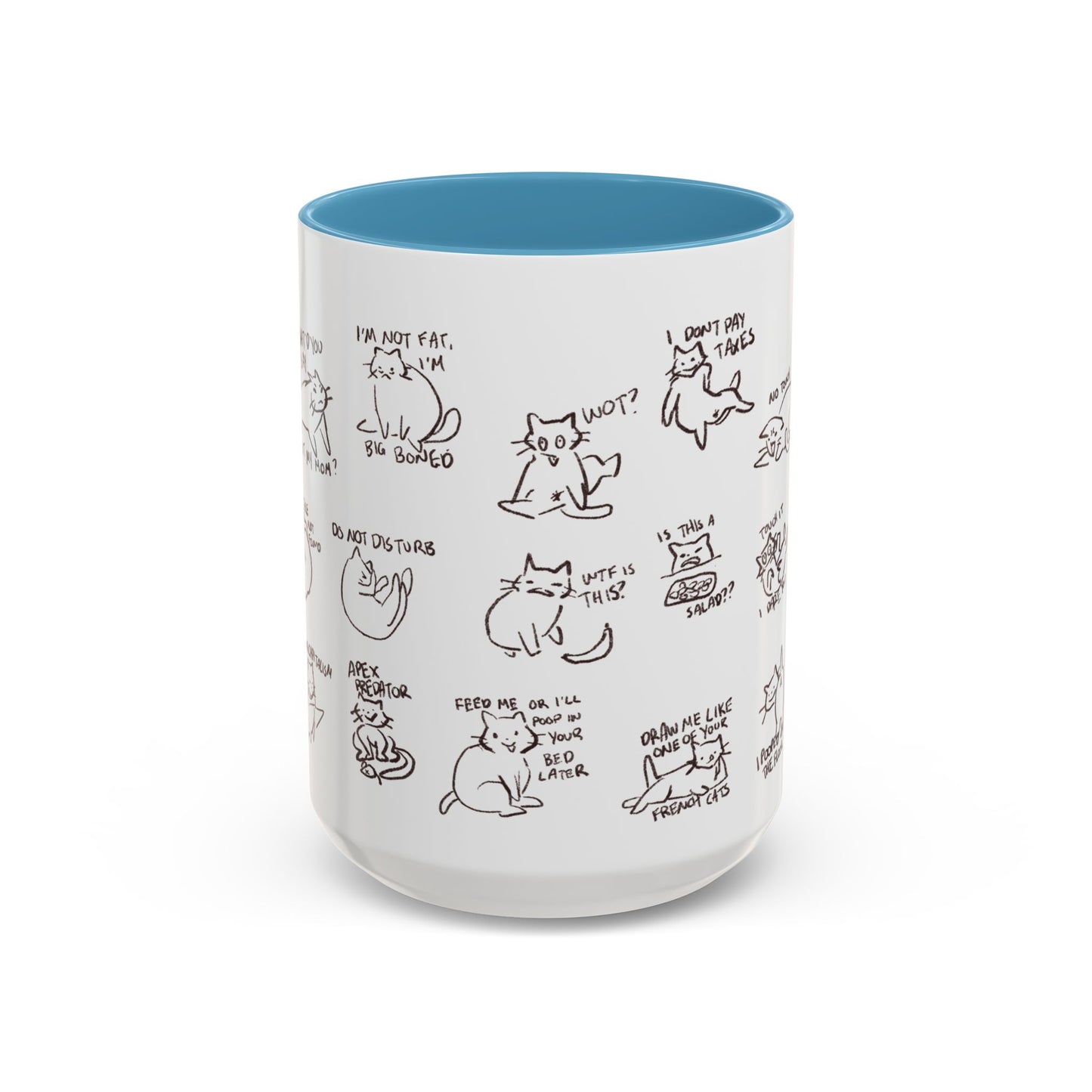 Accent Coffee Mug - Sassy Cats