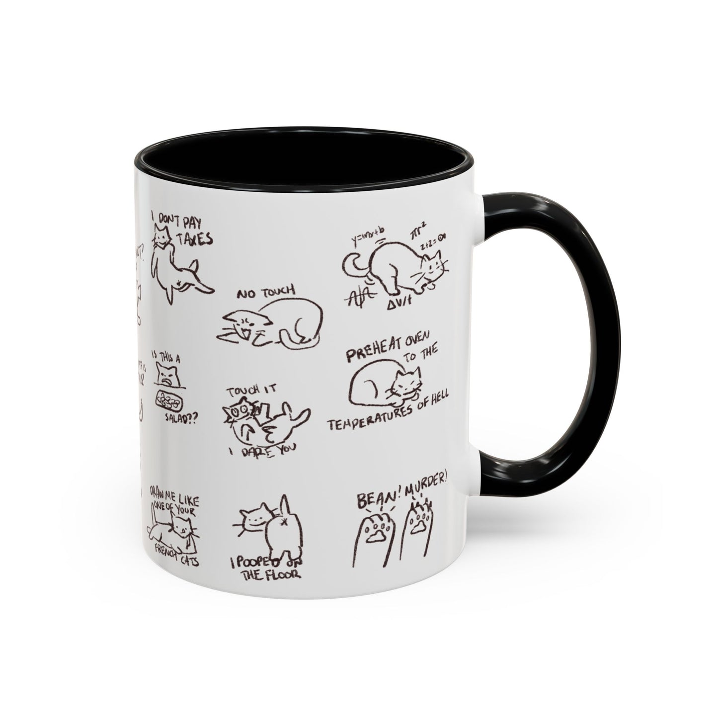 Accent Coffee Mug - Sassy Cats