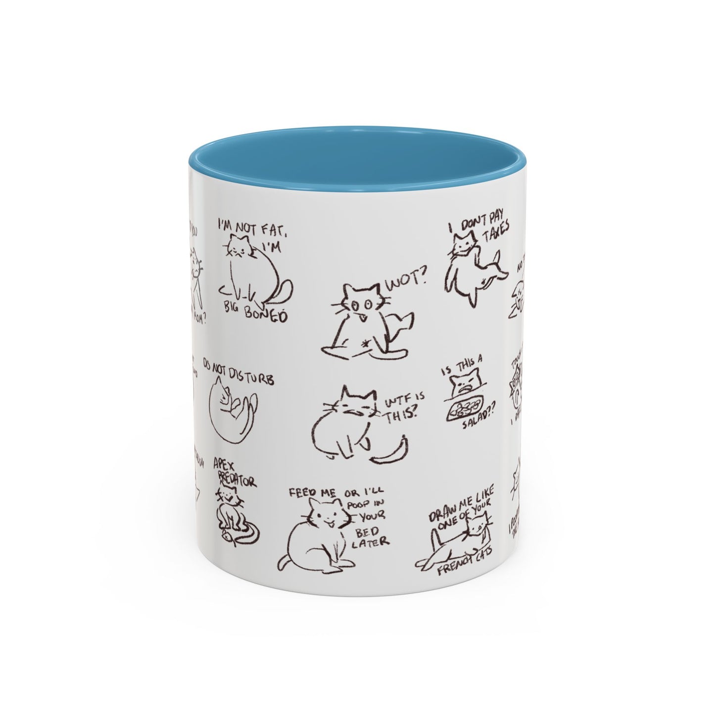 Accent Coffee Mug - Sassy Cats