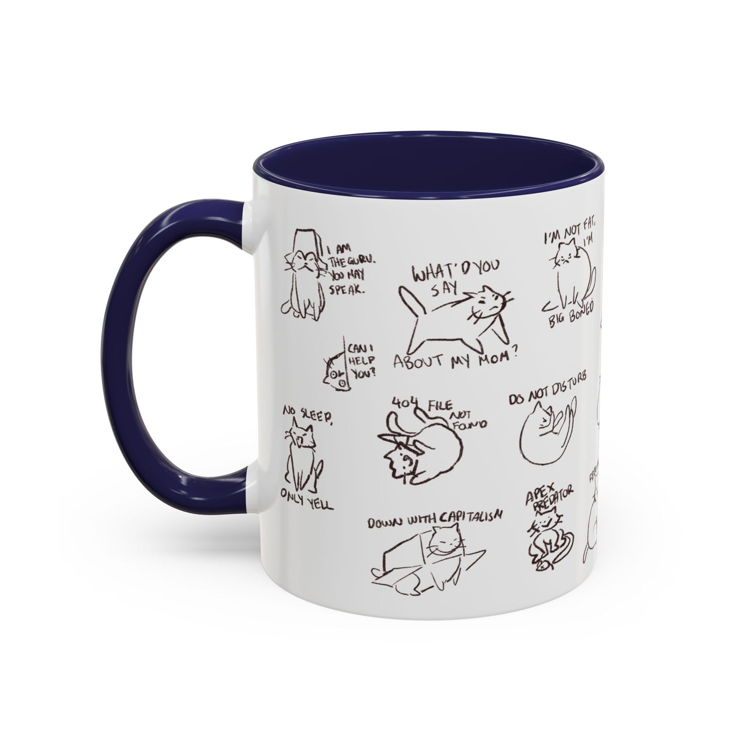 Accent Coffee Mug - Sassy Cats