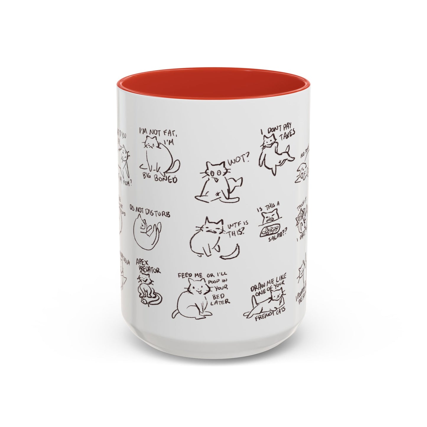 Accent Coffee Mug - Sassy Cats