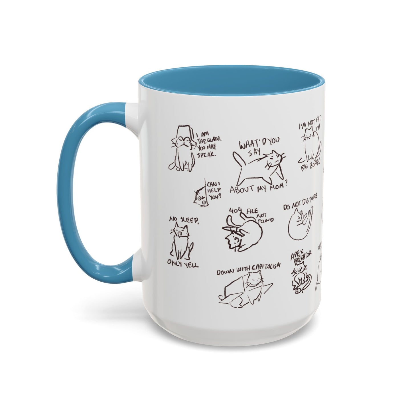 Accent Coffee Mug - Sassy Cats