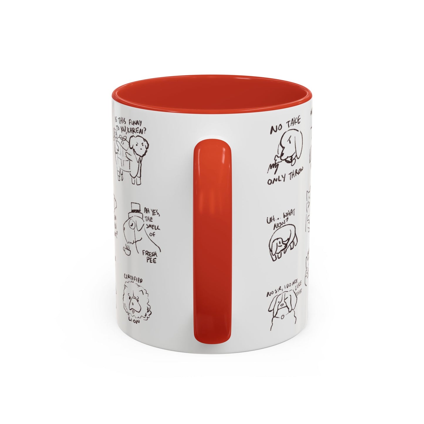 Accent Coffee Mug - Sassy Dogs