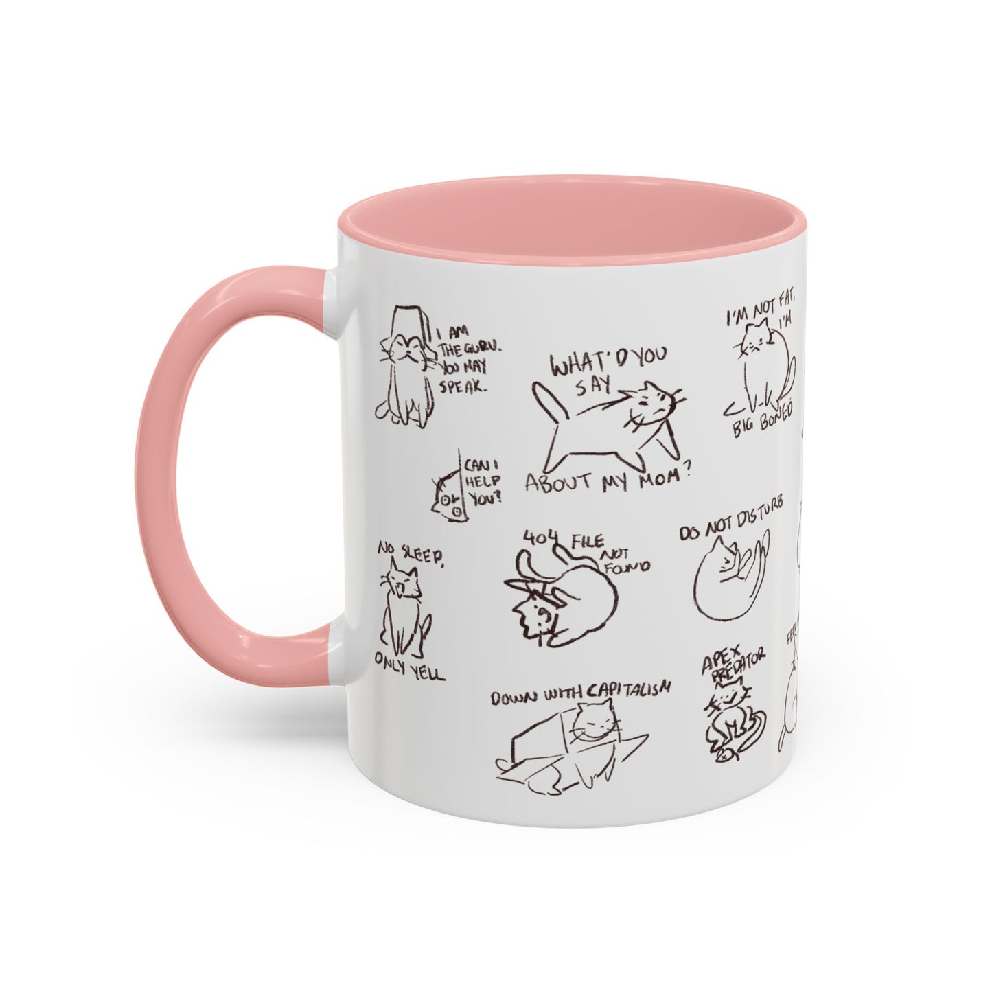 Accent Coffee Mug - Sassy Cats