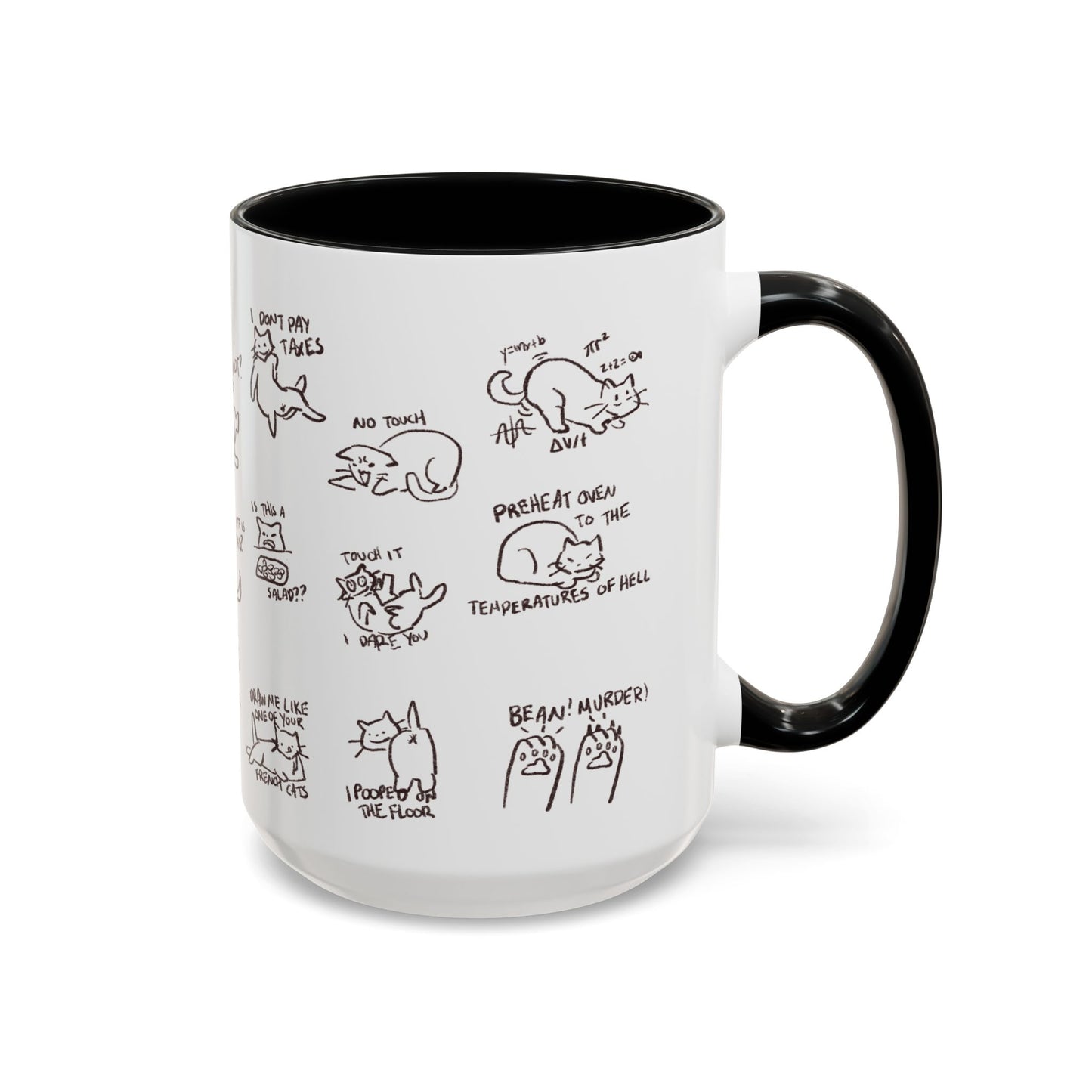 Accent Coffee Mug - Sassy Cats