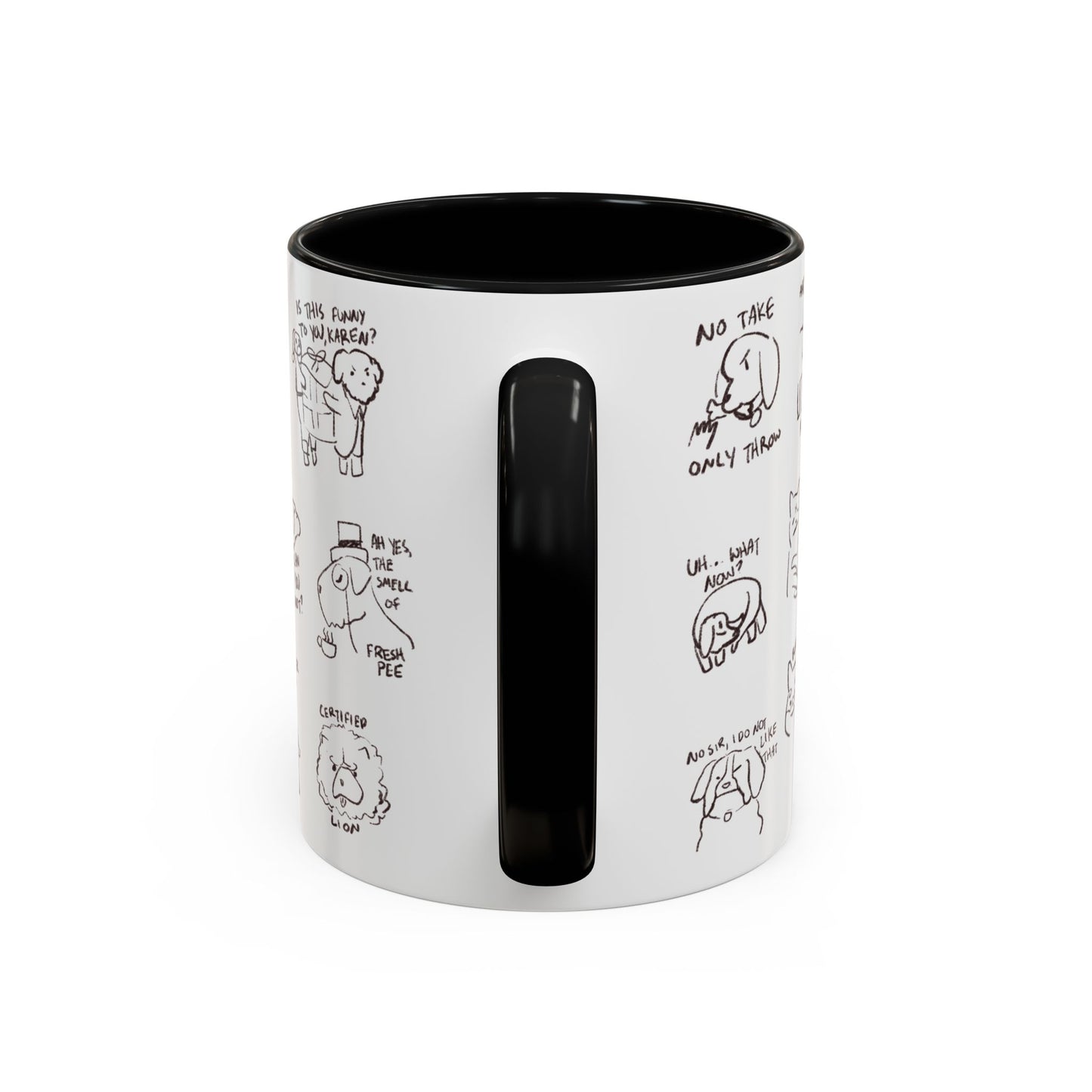 Accent Coffee Mug - Sassy Dogs