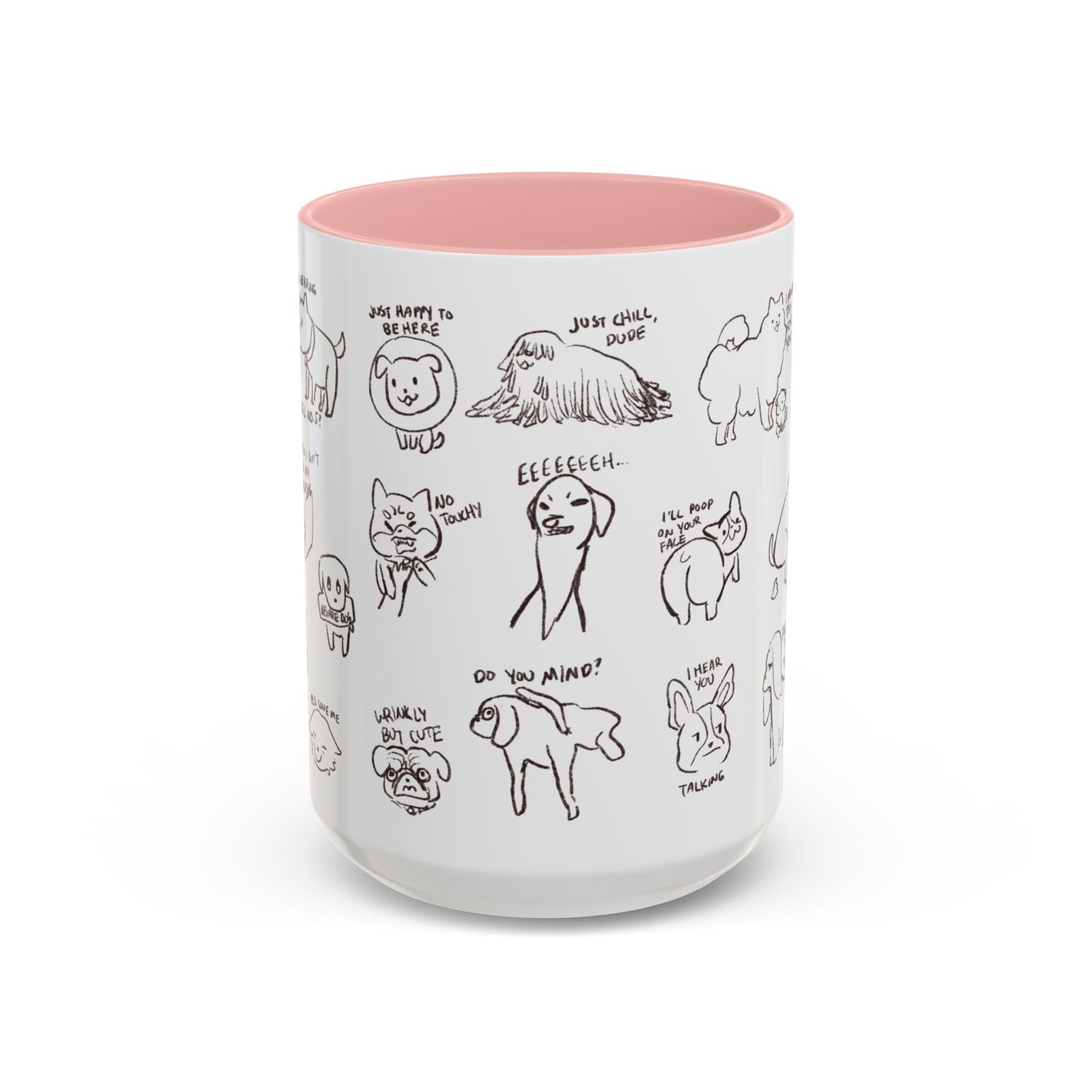 Accent Coffee Mug - Sassy Dogs