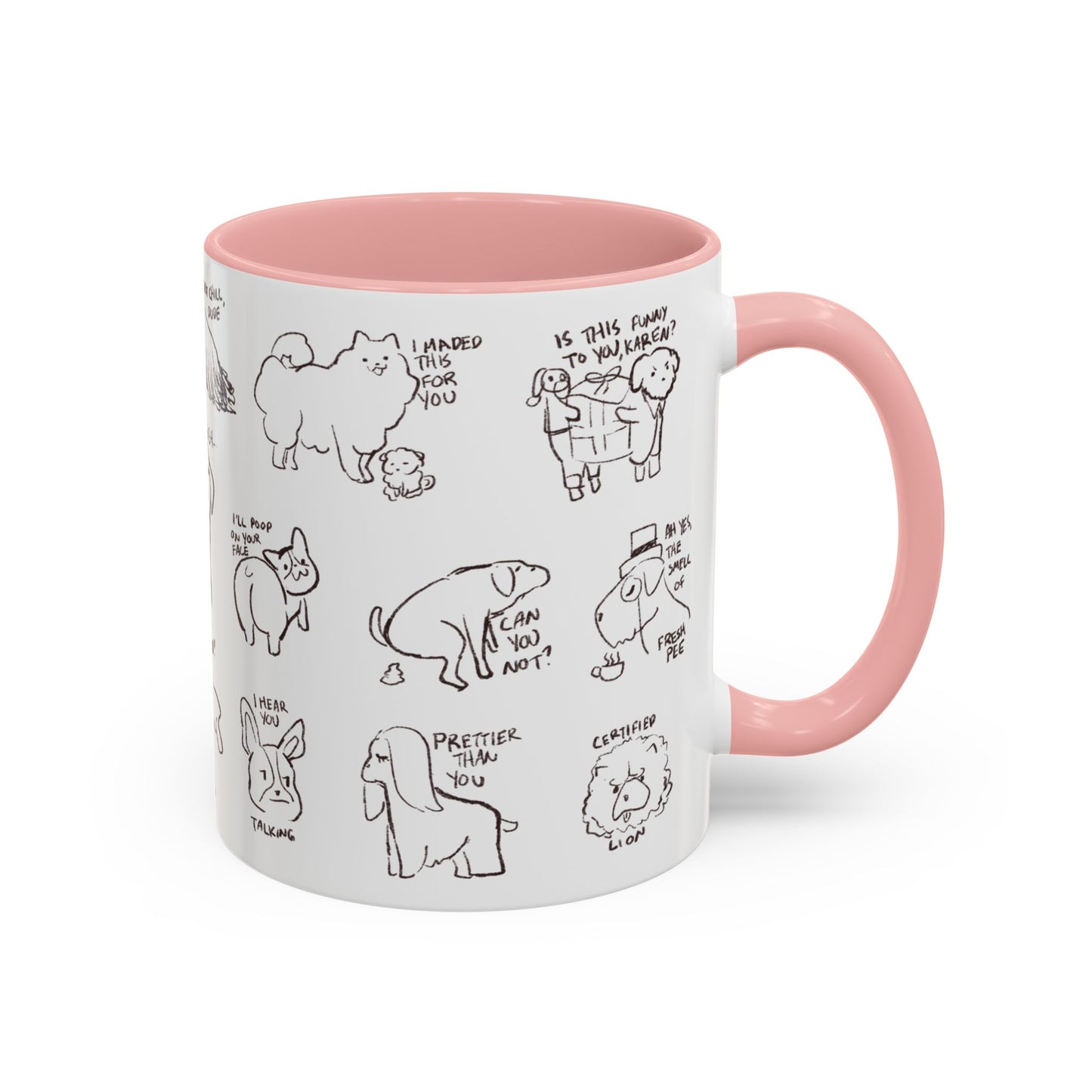 Accent Coffee Mug - Sassy Dogs