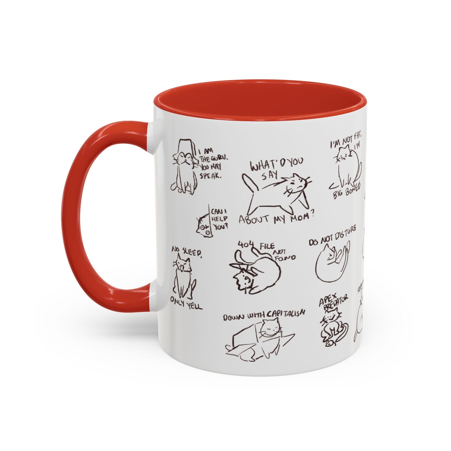 Accent Coffee Mug - Sassy Cats