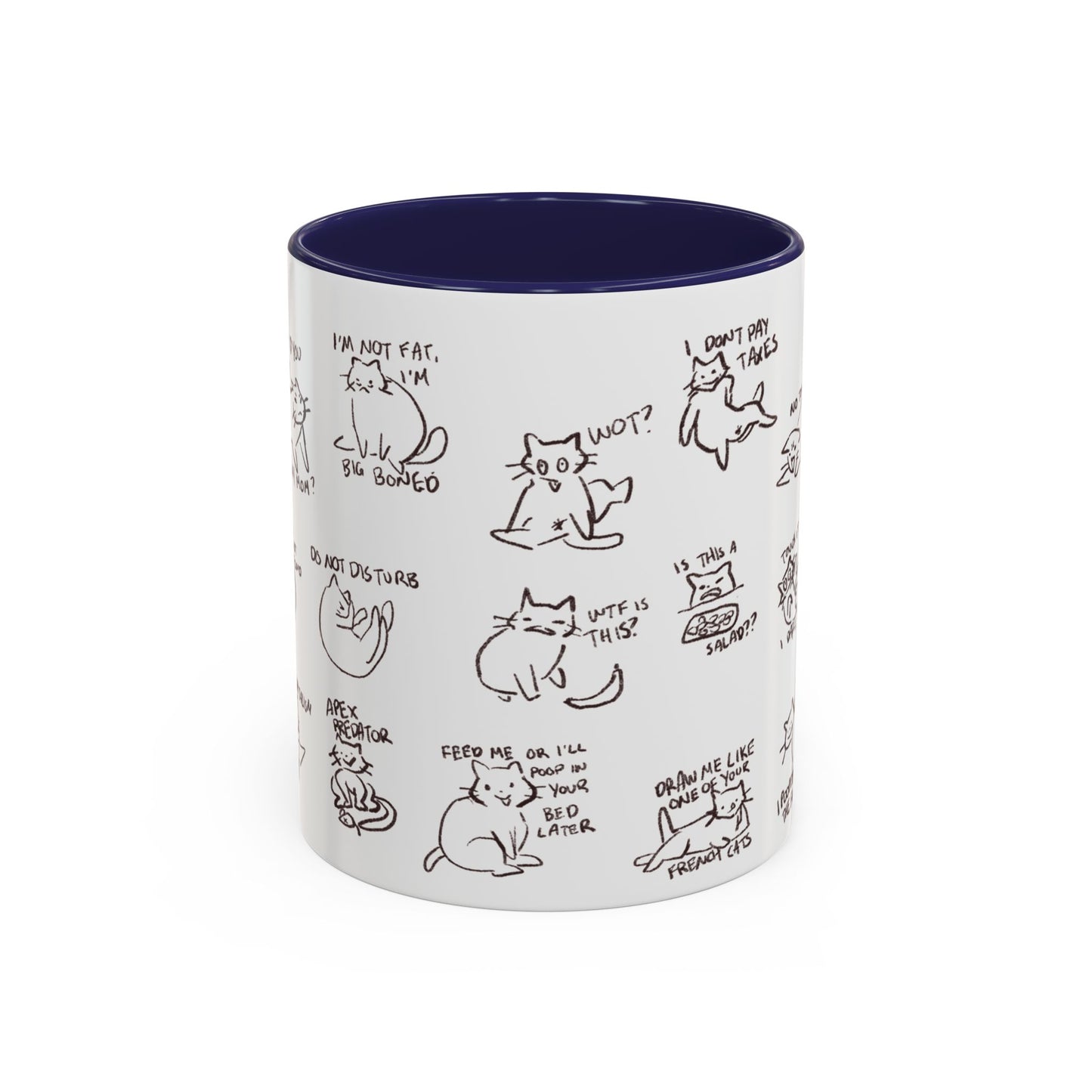 Accent Coffee Mug - Sassy Cats