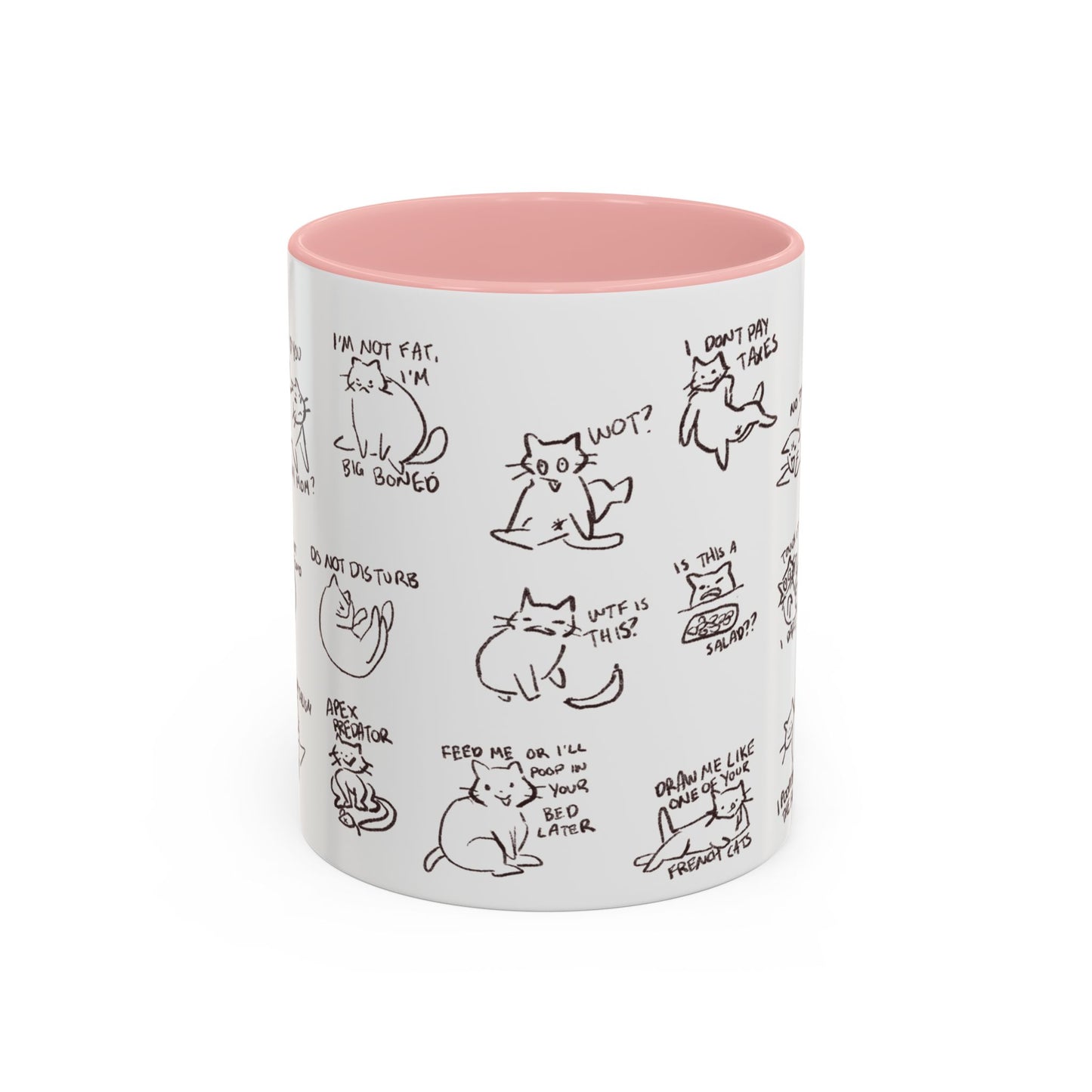 Accent Coffee Mug - Sassy Cats