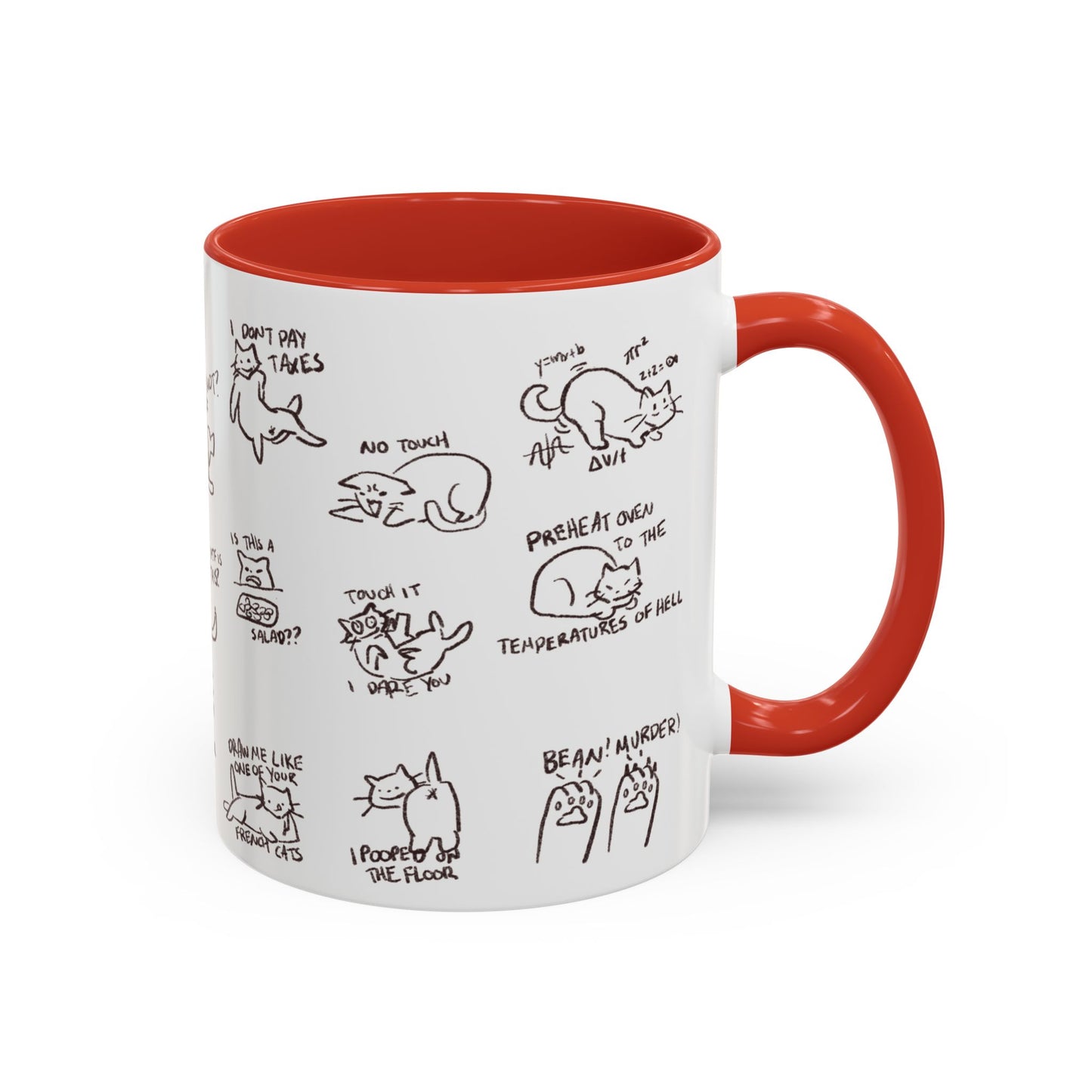 Accent Coffee Mug - Sassy Cats