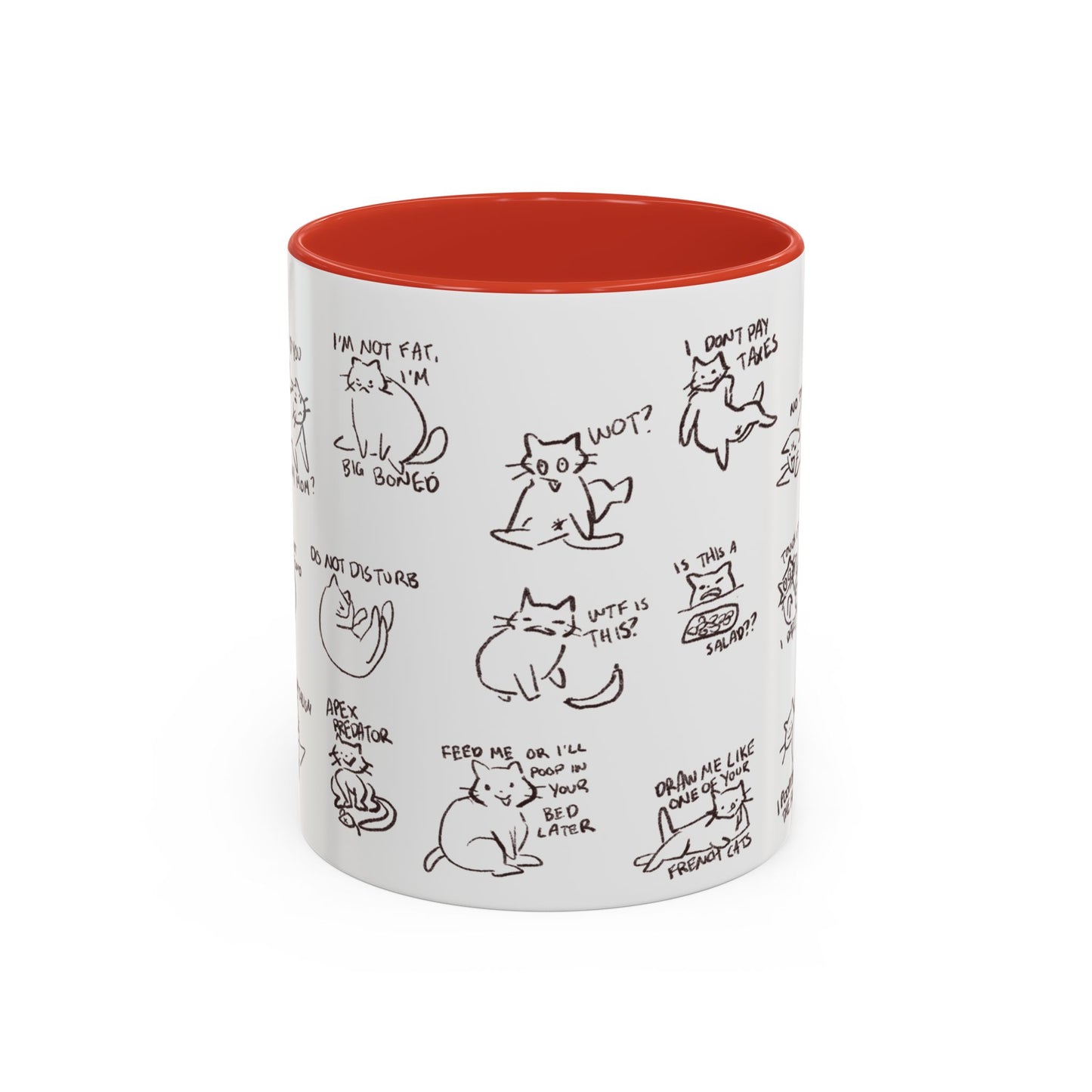 Accent Coffee Mug - Sassy Cats