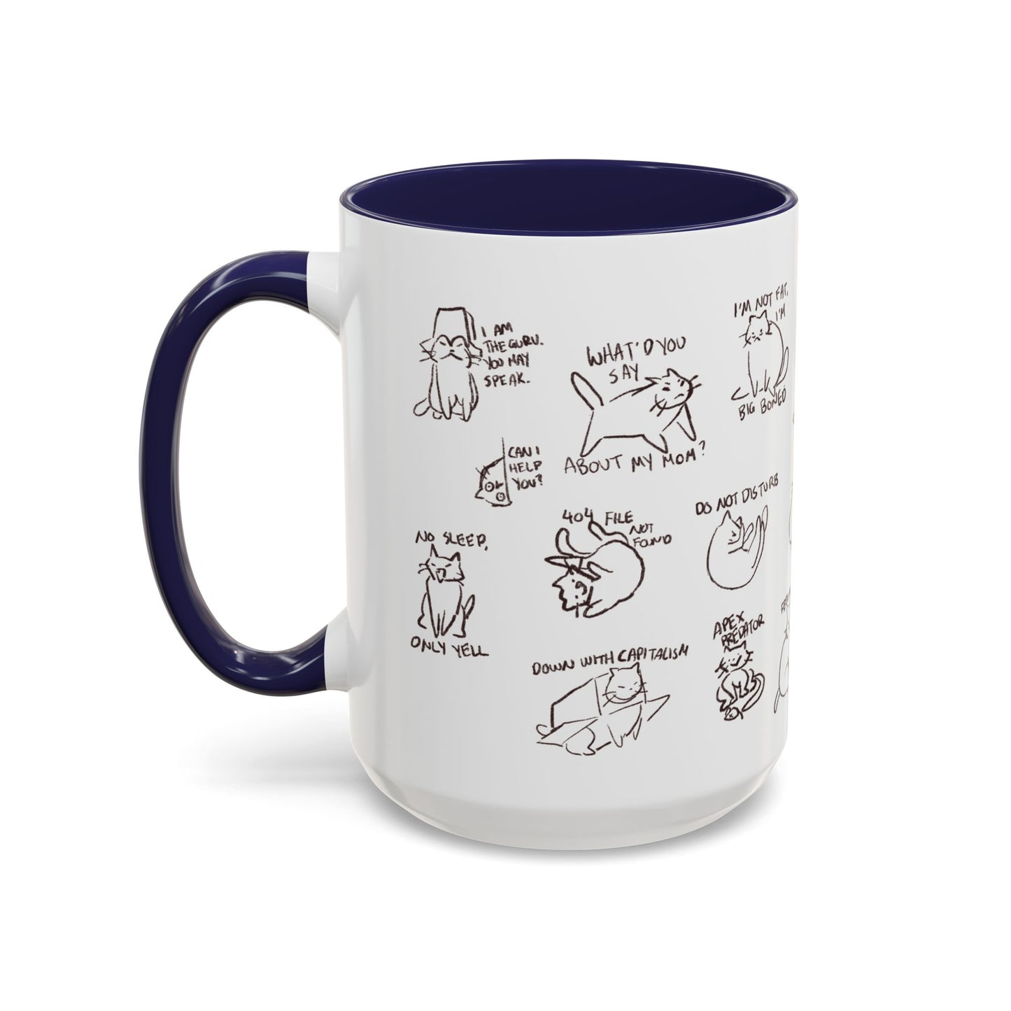 Accent Coffee Mug - Sassy Cats