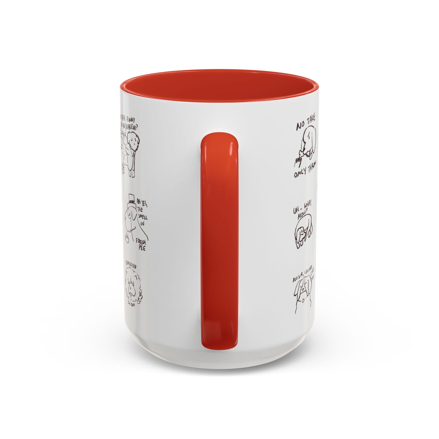 Accent Coffee Mug - Sassy Dogs