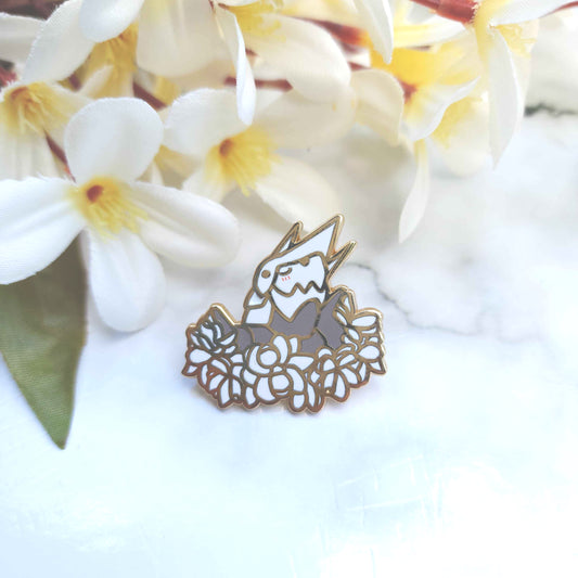 Flowery Big Bois Pokémon Enamel Pins - Aggron