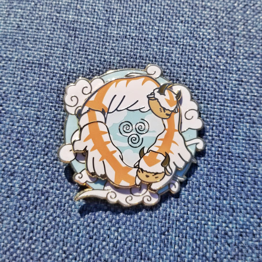 Flying Appas Spinning Enamel Pin | ATLA