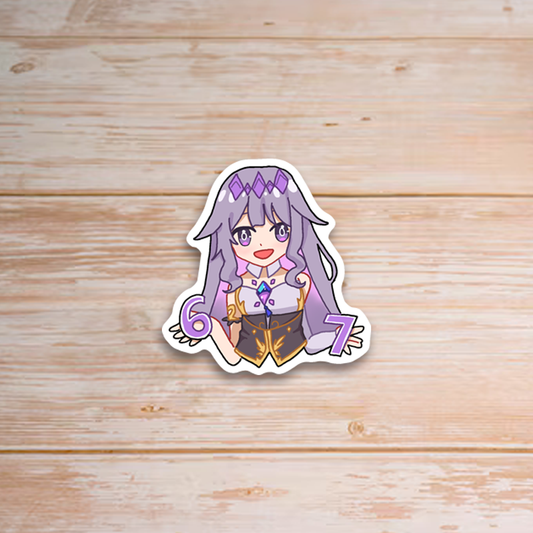 Biboo 67 Sticker
