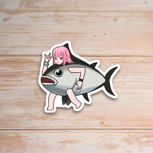 Fish Calliope Sticker