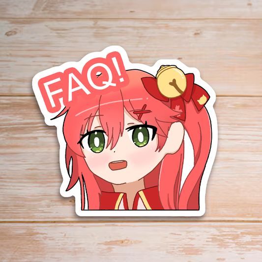 FAQ Miko Sticker