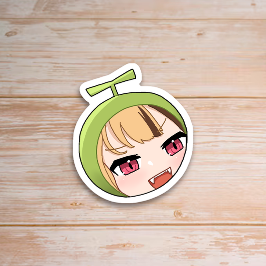 Gigi Melon Sticker