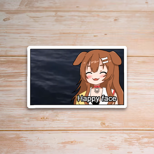 Happy Face Korone Sticker