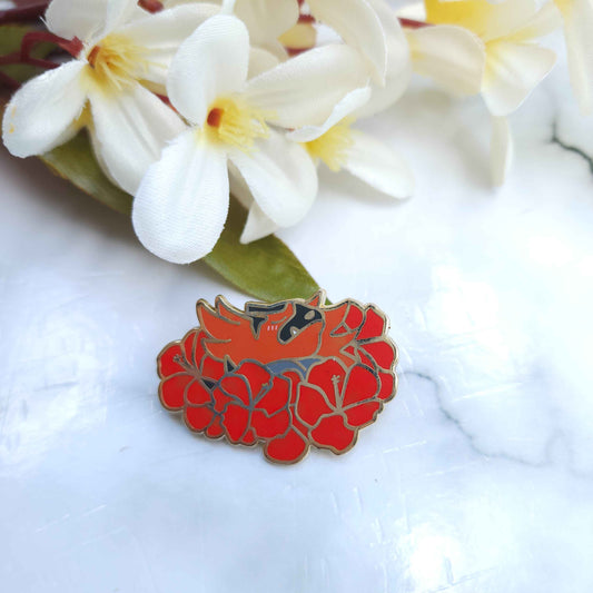 Flowery Big Bois Pokémon Enamel Pins - Incineroar